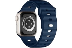 SUITISBEST Sportowy pasek do Apple Watch Ultra 2, 49, 45, 44, 42 mm, dla mężczyzn, silikonowy, wodoodporny, do Apple Watch 9, 8, SE, 7, 6, 5, 4, 3 Ultra