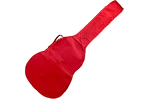 Rocktile housse pour guitare classique Eco au format 4/4 rouge