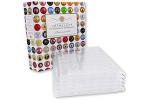 Philantologie Album illustré avec 6 Feuilles Encap pour 252 muselets de Champagne.