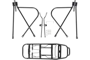 Cerlingwee Mountainbike Fahrrad Rücksitz Fahrradsitzträger Laden 25kg Gepäckträger Aluminiumlegierung Einfach zu installieren