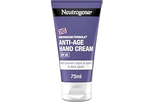Neutrogena Norwegian Formula Anti-Age Hand Cream with SPF20 (1 x 75 ml), Hand Lotion with Fast-Absorbing Texture, Provides Intense Hydration and Helps Restore Skin's Suppleness