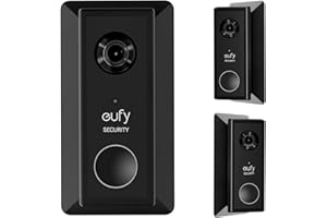 SKINGHONG Soporte de ángulo Ajustable Adaptador de Timbre de 35° a la Izquierda y 35° en ángulo Correcto, Compatible con Campo de visión (para Timbre con vídeo Eufy 2K Funciona con batería)