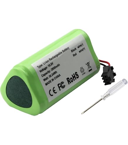 Batteria 5600 MAh 10.8/11.1V Per Robot Aspirapolvere Lefant M501A E Conga 890 Slim – Ricambio Sostitutivo Per Maggiore Autonomia