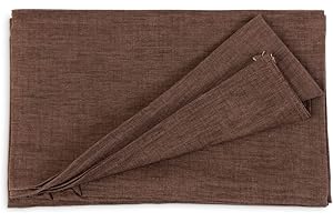 CosìCasa Copriletto Singolo Primaverile Estivo [170X280 CM]| Telo Arredo Copridivano in Tinta Unita |Coperta Letto Multiuso Una Piazza Leggera | Marrone