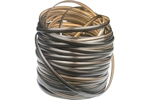 MHOME Materiale di riparazione in rattan intrecciato per esterni, mobili da giardino, patio, panca, sedie, tavoli, 60 m - 65 m (caffè B)