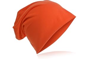 MIOBO Gorro de punto grande, estilo beanie, largo, unisex, unicolor, para hombres y mujeres, moderno