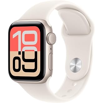 Apple Watch Series 6 (GPS + Cellular, 40 mm) Aluminium Case Silver with White Sports Strap (Refurbished) - View 5