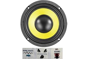 GK SOUND 1 Fenton 902.420 WK14 Altavoz woofer Wide Range Kevlar 13 cm 130 mm 5,25" 100 Watt rms 200 Watt MAX 8 Ohm sensibilidad 89 db suspensión Goma, 1 Pieza + 3 Sticker;
