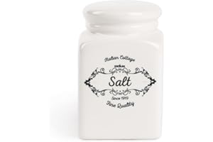 Excelsa Fine Quality Dosa Sal, cerámica, Blanco