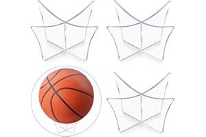 HEQISHUN 3 pezzi di base in acrilico con base a sfera, supporto per display trasparente, supporto per sfera per pallavolo, calcio, basket e rugby