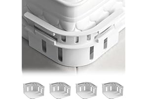 AMCBKYEA 4 Pièces Attaches de Draps-Housses - Clips Anti-Dérapants pour Coins de Matelas - Support Universel - pour Protège-Matelas