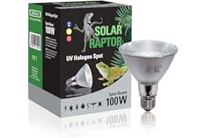 SOLAR RAPTOR UV Halogen Spot - Wärmestrahler für Terrarien (100 Watt)
