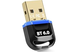 ARCELI Bluetooth 6.0 Adapter Dongle für PC，USB Bluetooth Adapter Stick für für Desktop, Laptop, PC, Headset, Tastatur, Maus, Bluatooth Stereo, mit Windows 11/10/8.1