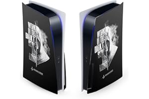 Head Case Designs Offizielle Assassin's Creed Haelfte Erbschaft Typographie Vinyl Frontplatte Haut Gaming Aufkleber kompatibel mit Sony Playstation 5 PS5 Disc Edition Console