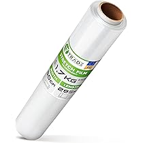 OFFICE PRODUCTS Stretchfolie zwart folie 1 rol/handstretchfolie / 243 m - 50 cm / 2,5 kg 23 my handverhuisfolie rek 150% / stretchfoliestol/wikkelfolie verpakkingsfolie en verhuizing