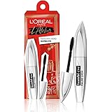 L'Oréal Paris, Mascara Nero Effetto Ciglia Finte, Per Ciglia Incurvate e Sensazionali, Con Confezione Regalo, Bambi Eye, 9,4 
