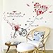 Produktbild GOUZI Tapete Selbstklebende zimmer Hintergrundbild für die Quartale warmen wasserfeste Aufkleber, liebe Radsport: (W114 cm-86 cm) Abnehmbarer Wall Sticker für Schlafzimmer Wohnzimmer Hintergrund Wand Bad Studie Friseur