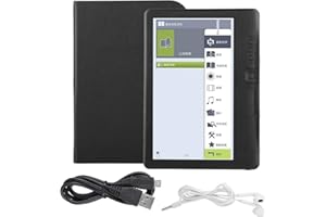 ASTIBYM E-Book, E-Book Read Función Ajustable Lector Digital portátil Lector electrónico con Soporte Tarjeta TF para niños Lectura para Reducir la Fatiga de Lectura(RAM 8G, Negro)