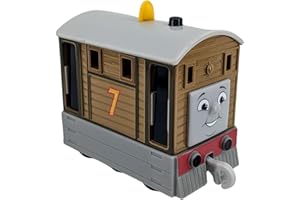 Thomas & Friends Toby Metal Diecast, All Engines Go, Fisher-Price Push-Along Toy Train for Preschool Kids Ages 3+, HTN28