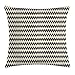 Produktbild Abstract Throw Pillow Cushion Cover, Modern Several Diagonal Labyrinth Simplistic Color Bands Disc Shapes Artsy Design, Decorative Square Accent Pillow Case, 18 X 18 Inches, Multicolor