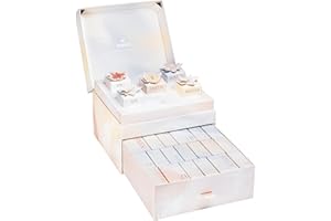 PURELEI® - Calendario dell'Avvento 2023 (colore argento) con 24 gioielli esclusivi per ogni occasione, impermeabili e durevoli, sostenibili e riutilizzabili, design ispirato alle Hawaii