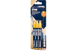 Lyra 4878006 - Gessetti per pittura, 3 pezzi, per superfici in legno, gesso a base di olio, molto stabili, 4878006