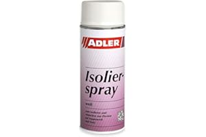 ‎ADLER ADLER Isolierspray 400ml Weiß - Universelle, weisse Isolierfarbe für Flecken - Fleckenblocker