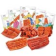 Spicy Strips Chinese Snack(93G * 5 Bag) Handmade Spicy Strips, La Tiao,lataio Spicy Strips, Spicy Stick Casual Snacks Spicy Noodles Big Spicy Jindao Spicy Strips Vegetarian (Five combinations)