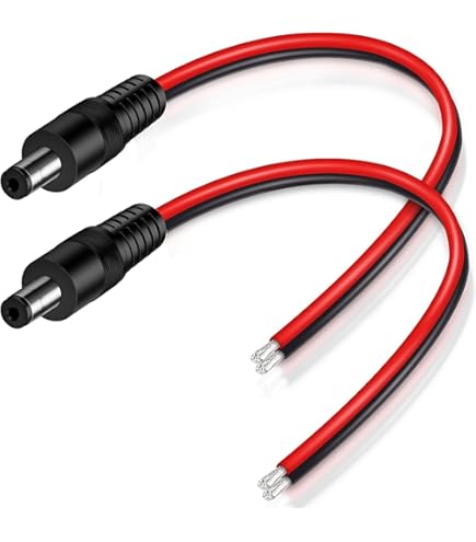 Cavo di Prolunga di Alimentazione CC DC 2.1mm / 5.5mm Jack Maschio a