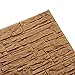 Produktbild Bestes Dekor für Zuhause !!! Beisoug DIY selbstklebende 3D Ziegel PE Schaum Tapete Panels Zimmer Aufkleber Stein Geprägte Wandaufkleber (30x60 cm)