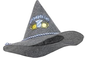 SYMPHONIE WESTERWALD Premium Trachtenhut Sepplhut Filzhut Hut Oktoberfest (1x oder im 5X Sparpack) Trachtenhut