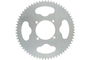 Fockety Kettenrad Hinten, 64 Zähne, T8F-Kettenblatt, 54 Mm, 4-Loch-Stahl-Mini-Motorrad-Kettenrad für 47 Cc 49 Cc Mini-Motorräder, Geländefahrzeuge, Go-Karts