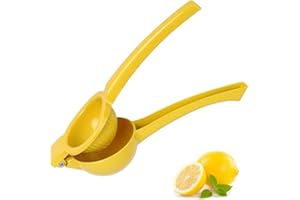 HZZXCH Lemon Squeezers Manual Lemon Juicer,for Lime Lemon Orange Lemon Squeezer Press Lime Squeezer Safe Quick And Effective Citrus Juicer Lemon Easy To Clean Juicer Squeezer(Yellow)