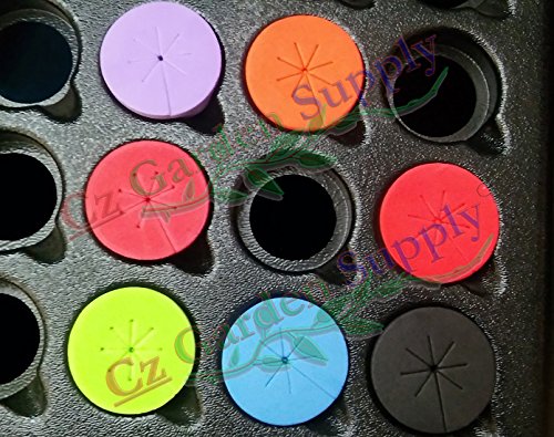 50 PACK BLACK – NEW SPOKE DESIGN – Net Pot Cloning Collars Inserts DIY Cloner and Clone Machines by Cz Garden Supply® - 2