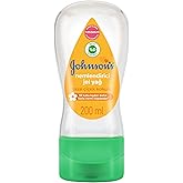 Johnson's Baby Nemlendirici Jel Yağ, Taze &Ccedil;i&ccedil;ek Kokulu, Dermatolojik Olarak Test Edilmiş Nemlendirici Jel, 200 ml