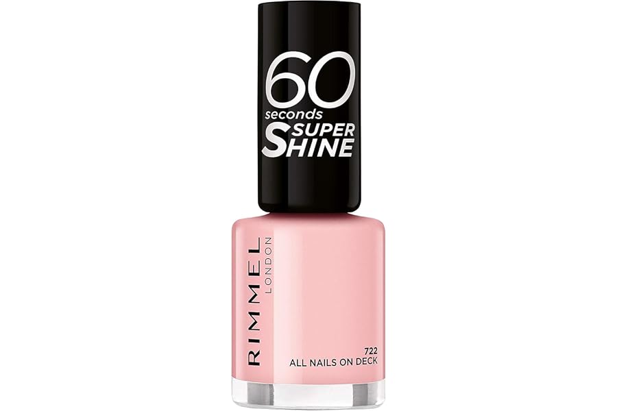 Rimmel London 60 Seconds Super Shine #722-All Nails On Deck 8 ml - 1 unidad