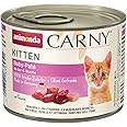 animonda Carny Kitten cat food, wet food for cats up to 1 year, baby pâté, 6 x 200g