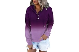 KISSMODA Hoodies for Women Camo Leopard Print Tops Pullover Hooded Sweatshirt Drawstring with Pocket