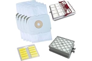 JATOP 10 bolsas para aspiradora Lux Intelligence, S115, AP11, incluye filtro hepa, filtro de carbón, fragancia