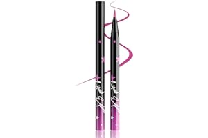 ‎ERINDE Erinde Rosa Liquid Eyeliner, Wasserfest & Wischfest, Schnelltrocknend und Langanhaltend, Hochpigmentiert für Präzise Lidstriche, Multiuse Eyeliner Pen für Halloween, Karneval & Cosplay, Vegan #06