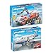 Produktbild PLAYMOBIL® City Action 2er Set 5337 5395 Passagierflugzeug + Flughafenlöschfahrzeug