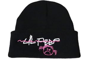 BYFRI Lil Peep Ricamato Cappello di Lana Crybaby Stampa Cappello Beanie Regolabile
