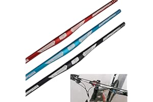 GDRACO Manillar de bicicleta, manillar de bicicleta de montaña, manillar de bicicleta de carreras, manillar de bicicleta de montaña, manillar de descenso, 31,8 x 720 mm/780 mm (rojo, 31,8 x 720 mm)