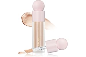FRXVUC Liquid Highlighter, Luminateur Liquide Longue Durée Smooth Shimmer, Imperméable, Finition Brillante Naturelle, Highlighter Liquide Hydratant Brighten pour le Visage, les Pommettes et le Corps