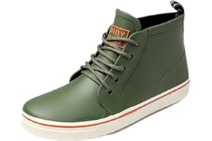 MOUDN Botas de Agua Mujer Impermeables Lluvia Chelsea Botines Goma Tobillo Wellington Botas Antideslizante