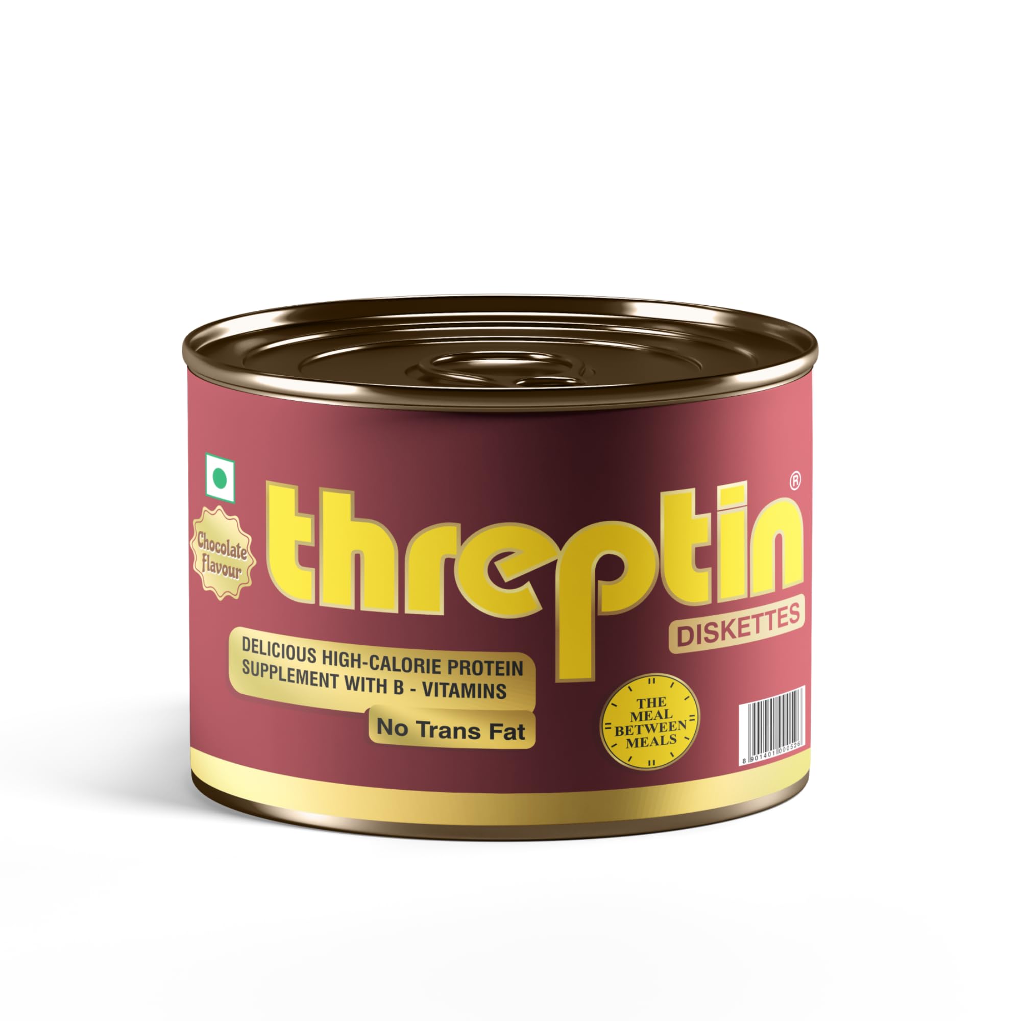 Threptin Protein Diskettes| Healthy Snacks for Men and Women - 275g, High Protein Diskette enriched with Casein Protein, Esse