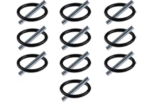 GroveEss 20 PCS Replacement Pin and O-Ring,Washer Seal Assortment Set,4 mm Impact Ring and 3x25mm Stainless Steel Socket Pins for 1/2" Impact Socket Scaffolders Impact Wrench
