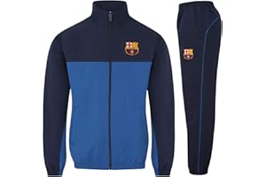 FC Barcelona - Komplet dresowy chłopięcy - kurtka i spodnie - na prezent - oficjalne gadżety i akcesoria piłkarskie