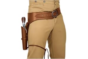 Steampunk medeltida hölster Vintage Revolver Holster för Cowboy LARP Cosplay kostym tillbehör