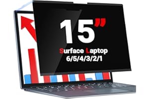 ‎ZOEGAA ZOEGAA Magnetische Blickschutzfolie für Microsoft Surface Laptop 6/5/5/3/2/1-15 Zoll, Abnehmbare Sichtschutzfolie Surface Laptop 5, Anti-Glare Anti-Blaulicht Privacy Screen Sichtschutz Surface